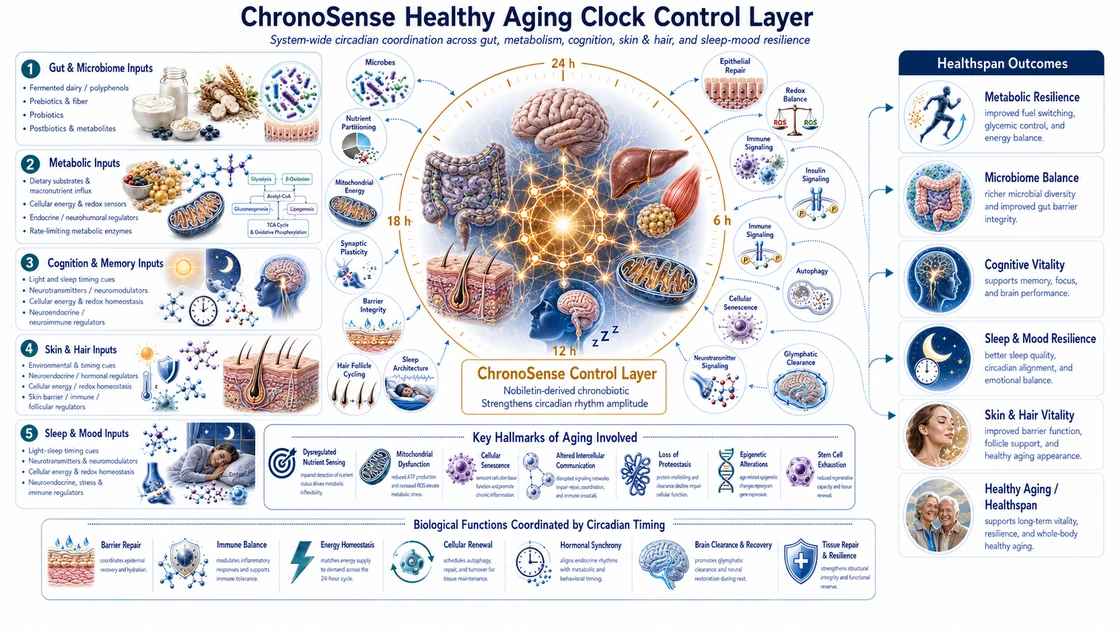 Circadian Rhythms and Healthy Aging scientific platform visual
